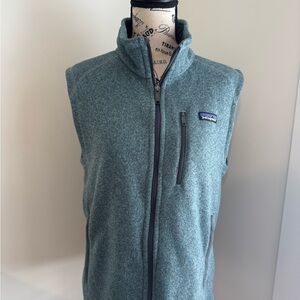 Patagonia Men's Thermal Blue Better Sweater Fleece Vest Medium